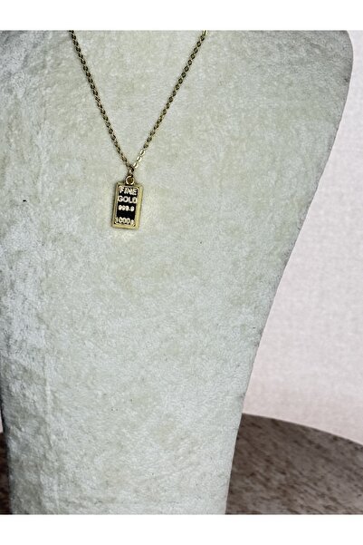 MOD10 Helen Jewelry A kalite külçe altın kolye