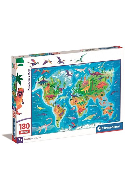 CLEMENTONI Dinosaurs Puzzle: Map 180 pieces