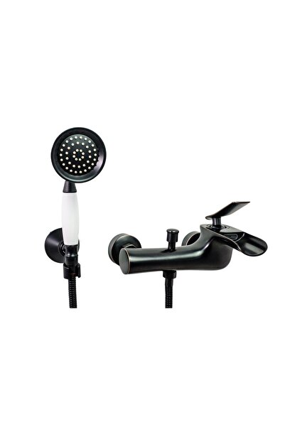 Trendy's Baterie cada, montare perete, tip cascada, negru antchizat TRENDY S