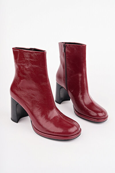 Madam Tarz RCP-8901 Cizme cu fermoar cu toc gros