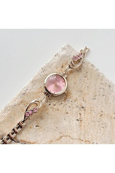 Boise Atelier Kley Gold-Pink Watch | Saat