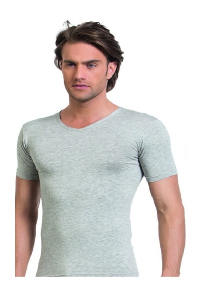 NightLove Öztaş Men's Elegant Modal V-Neck 1903-Y
