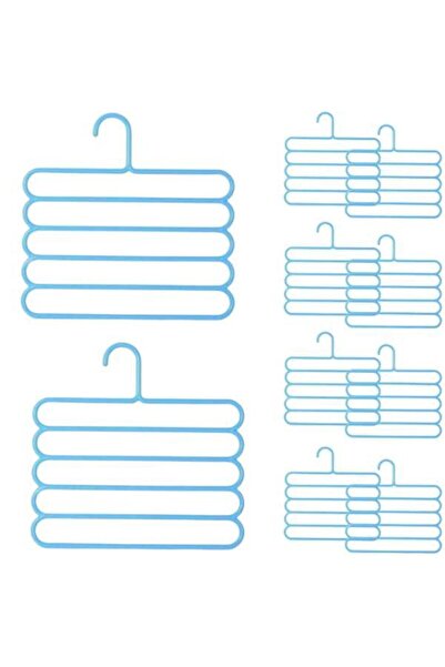 JollyMag Set of 20 Mercaton Plastic Hangers, 5 Positions, Trousers, Skirts or...