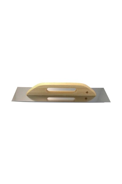 JollyMag Stainless steel trowel with long wooden handle, 13x38 cm