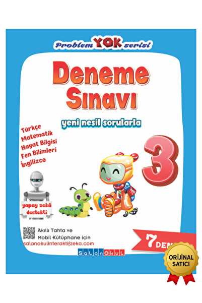 SO SALANOKUL SALAN OKUL RESMİ VE ORİJİNAL SATICI 3. SINIF TÜM DERSLER DENEME ...