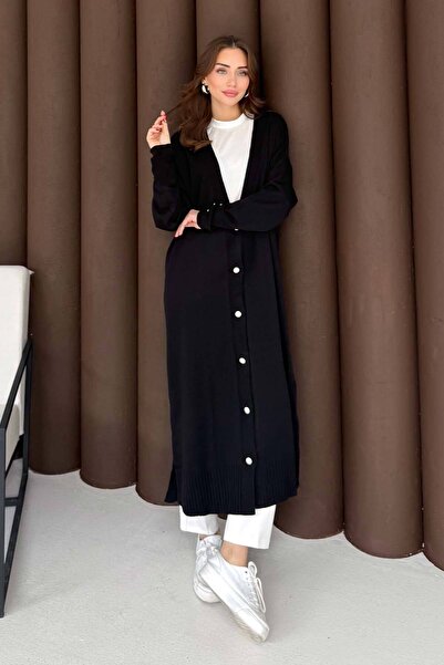 Melike Tatar كارديجان تريكو طويل 70-2431