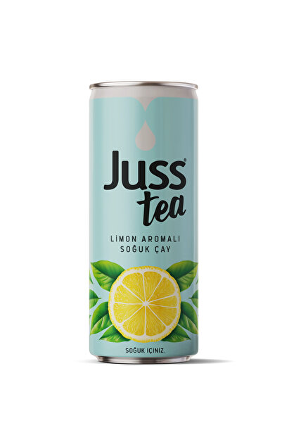 JUSS JUSStea Limon Soğuk Çay 250 ml x 24’lü Koli – Koruyucusuz Ferah Tat