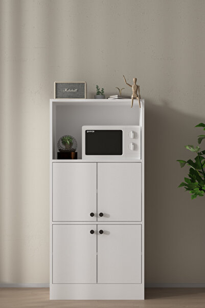 ESYAH Çok Amaçlı Mutfak Dolabı Beyaz