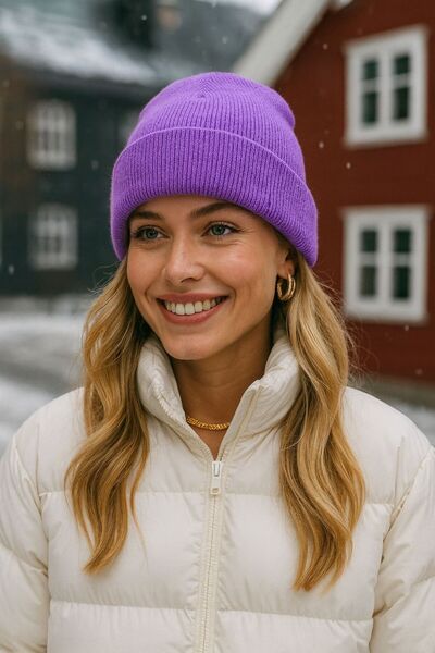 MARBERRY قبعة ليلك بيسك للجنسين