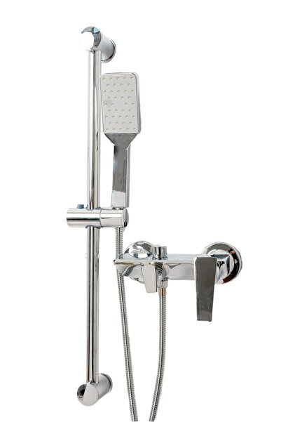 Trendy's Επιτοίχια μπαταρία μπανιέρας με σετ ντους και μπάρα