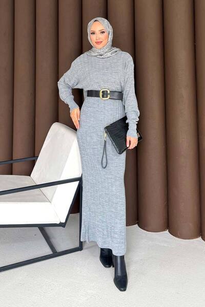 Melike Tatar Triko Elbise 70-2404