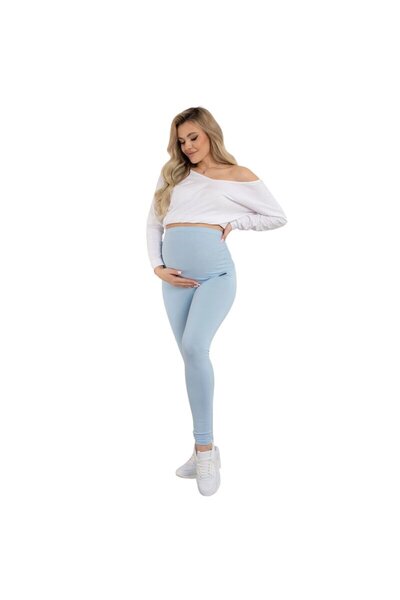 Formommy Tights, For pregnant women, With special waist, Made of cotton and elastane, Size XXL, Blue