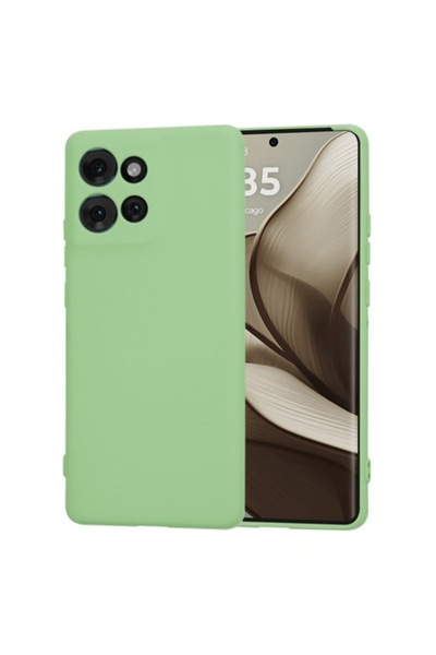 Sybero Husă de protecție pentru Motorola Edge 50 / S48, material textil, verd...