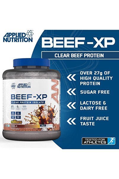 applied nutrition Beef XP - Clear Hydrolysed Protein Isolate (1.8 kg, Cola Millions)