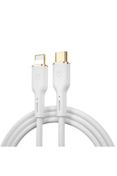 WIWU Cablu YQ01 USB-C la Lightning 30W 1,2 m Alb