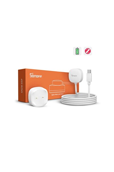 bilteknik SNZB-05P ZigBee Su Kaçak Sensörü ve Kablosu