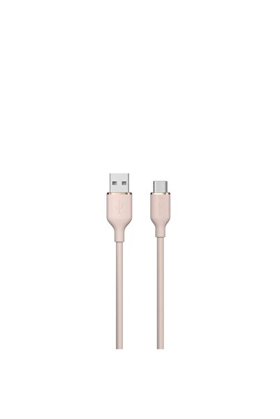 Devia Cablu Jelly EC629 USB - USB-C 1.2 m 2.4A Roz