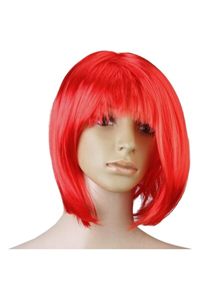 LEIBOO Perucă pentru femei - tunsoare bob cu breton, PET, mărime universală, ...