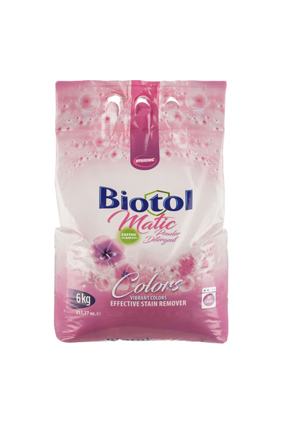 BİOTOL Matic powder laundry detergent - Color, 6kg, 80 washes