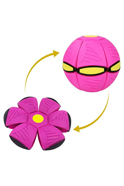 selling depot Minge Transformabila SELLING DEPOT, in Disc de Aruncare, 15 cm, Culoare Roz – Jucarie Interactiva