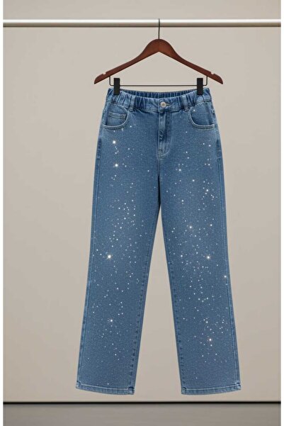 EGECAN IŞILTILI KOT PANTALON