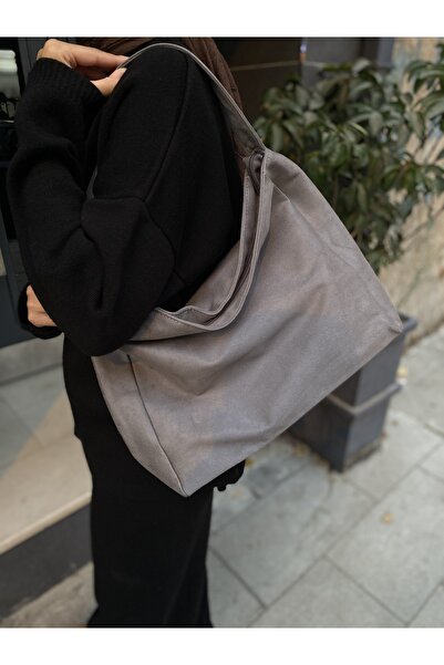 PurpleART Women's Suede Shoulder Bag