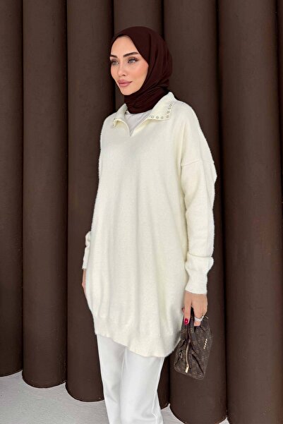 Melike Tatar Πλεκτό Τούνικ με Πέτρες 70-2467