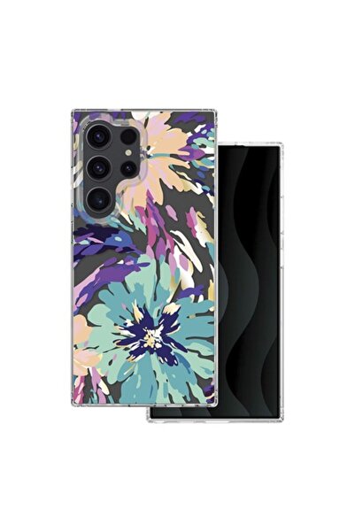 Sybero Θήκη τηλεφώνου με φλοράλ σχέδιο για Samsung Galaxy S24 Ultra, Splash, ...