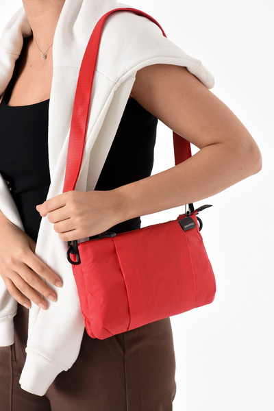 Sanmorris Women's 4 Compartment Parachute Fabric Adjustable Crossbody Bag