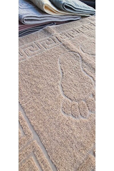 aktartekstil 2 pieces of foot towels are 100% cotton, size 50 x 75.