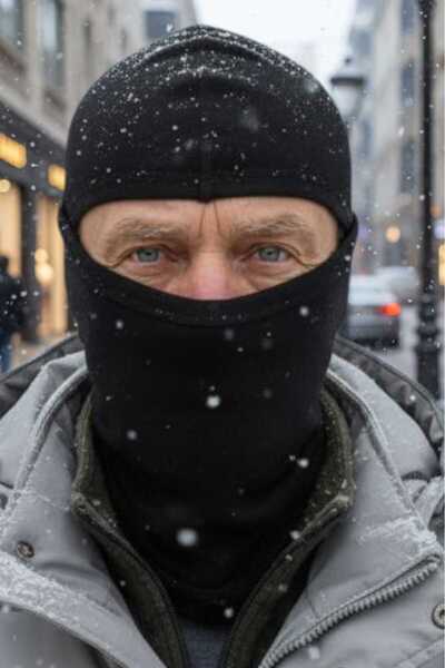 Mood Agenda Чоловіча вітрозахисна термошарф-маска для лижників і мотоциклістів Термошарф-маска для лижників