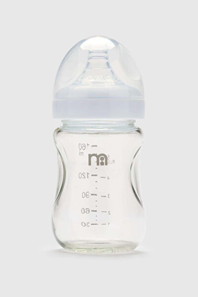 MOTHERCARE زجاجة زجاجية ذات عنق واسع سعة 160 مل