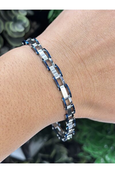 NikaŞ جودة لا تُضاهى! سوار رجالي أصلي من الفولاذ المقاوم للصدأ 316L مضاد للحس...