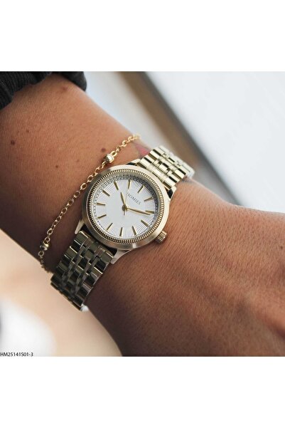 Homies ساعة يد نسائية HM25141S01-3 بسوار فولاذي