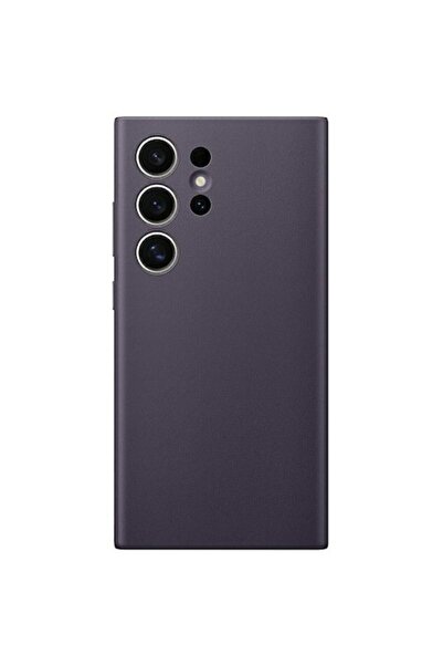 Sybero Husă Samsung din piele vegană pentru Samsung Galaxy S24 Ultra, violet ...