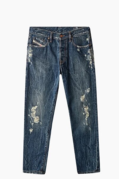 Diesel Blugi skinny cu talie înaltă pentru bărbați, albaștri, mărimea 28/30