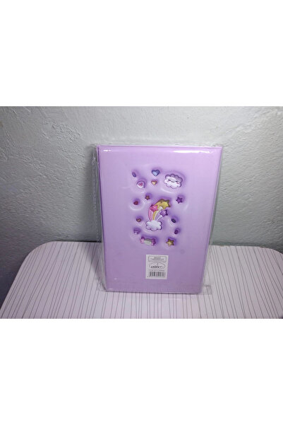 Linea SUPERFİCIE DE RELIEF PUFFY (14*20 CM) 80 FOI DE CADERE DE MEMORIE CU LINIURI CULORI ( Unicorn Violet )
