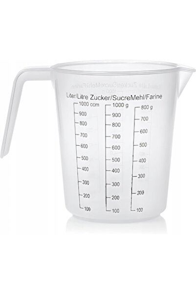 OEM Melo Graduated Plastic Measuring Cup 1 L with Handle, 12x13 cm