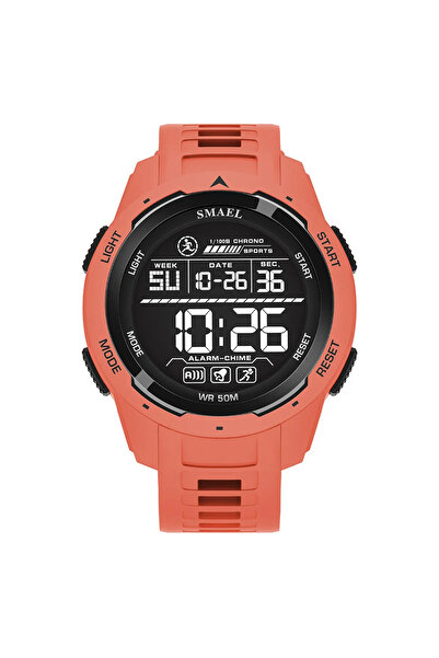SMAEL Men's Wristwatch Casual Military Style Army Sport Digital Fashion Chronograph Red