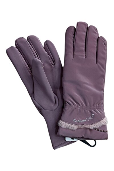 zhrcollection Kışlık su geçirmez peluş eldiven