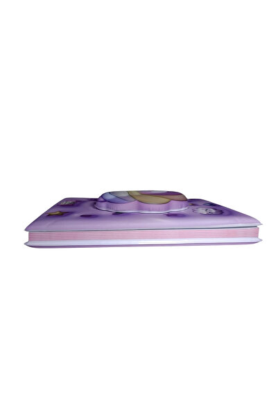 Linea SUPERFİCIE DE RELIEF PUFFY (14*20 CM) 80 FOI DE CADERE DE MEMORIE CU LINIURI CULORI ( Unicorn Violet )