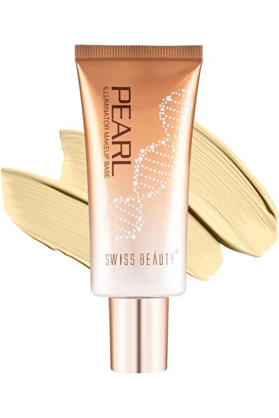 SWISS BEAUTY كريم أساس لؤلؤي سائل مُضيء، وردي ذهبي، 35 غرام