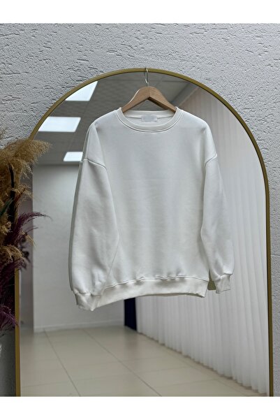 BENAHOLL Darya Crew Neck Three Thread Sweat-Ci3637 White