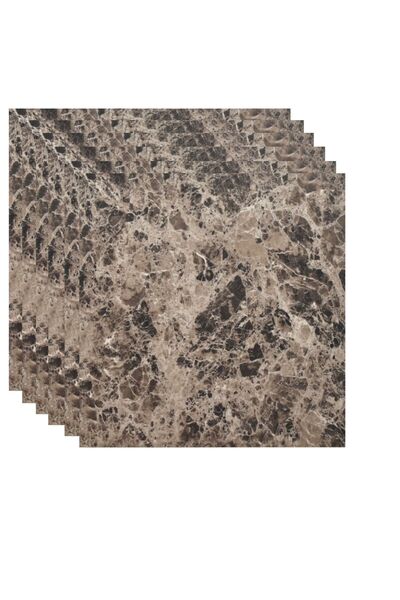 HOZRO Set of 50 x HOZRO self-adhesive marble imitation tiles, premium model, for walls, covers a surface