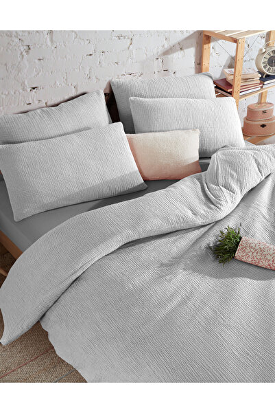 destinyhometex Premium 100% Cotton Single Muslin Duvet Cover Set 160X220 cm