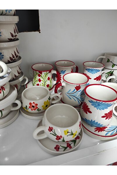 Home Coffee Cup with Saucer, 200 Ml, Medium Size.