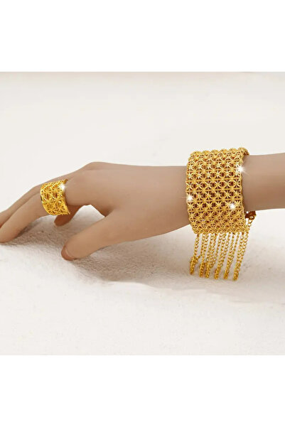 TAKİŞKO ALTIN KAPLAMA KELEPÇE SET