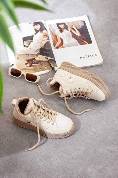 Adım Adım Women's Parachute Fabric Extra Comfortable Casual Shoes