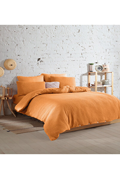 destinyhometex Premium 100% Cotton Single Muslin Duvet Cover Set 160X220 cm