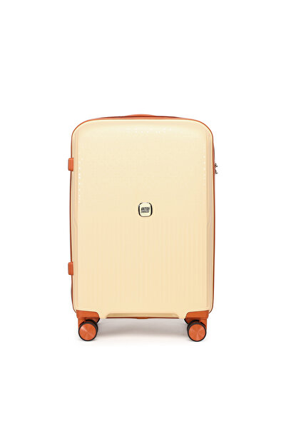 BRITISH TOURISTER Hard Side Spinner Luggage Small 20" - Beige